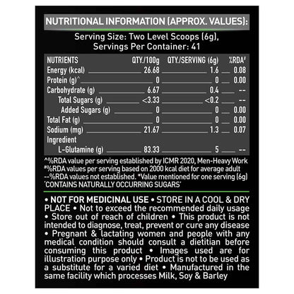 MuscleBlaze L-Glutamine