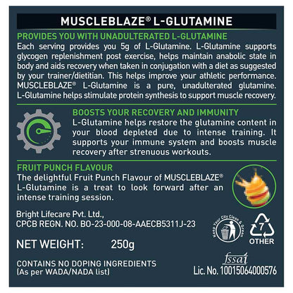 MuscleBlaze L-Glutamine