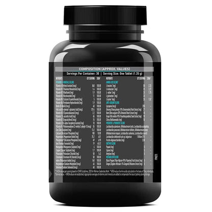 MuscleBlaze MB-VITE Daily Multivitamin, for Enhanced Energy, Stamina & Gut Health