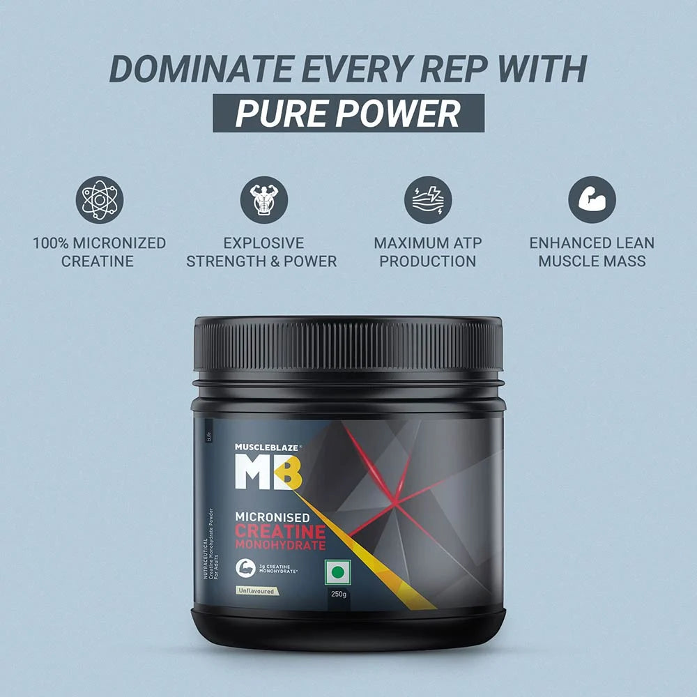 MuscleBlaze Micronised Creatine Monohydrate