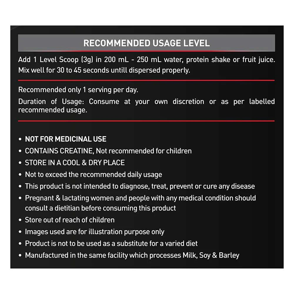 MuscleBlaze Micronised Creatine Monohydrate