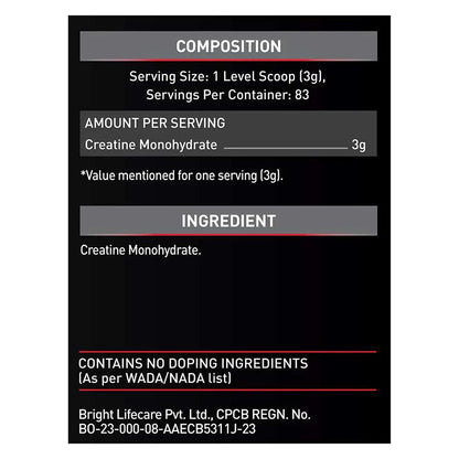 MuscleBlaze Micronised Creatine Monohydrate