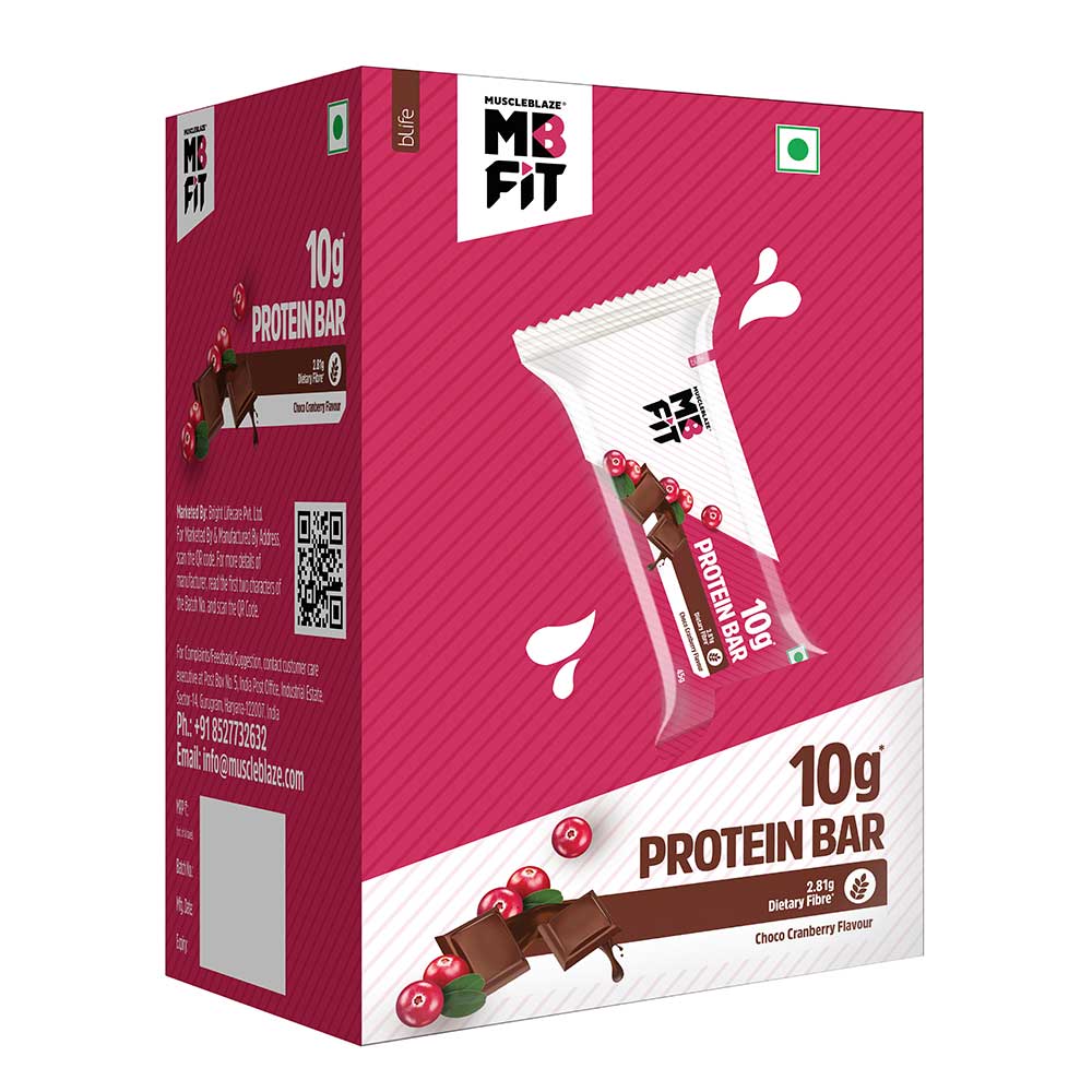 MuscleBlaze Protein Bar (10 gm Protein)
