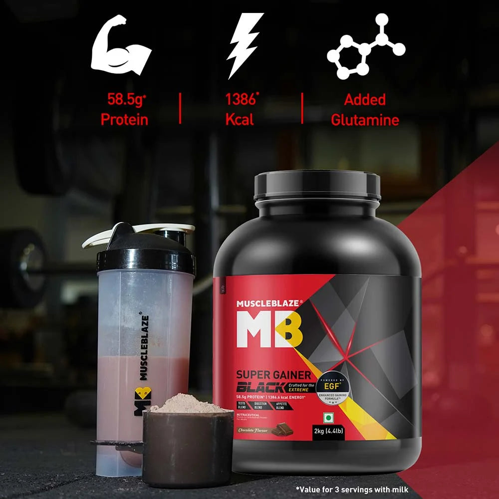 MuscleBlaze Super Gainer Black