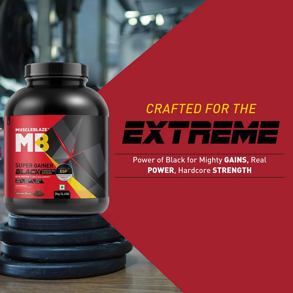 MuscleBlaze Super Gainer Black