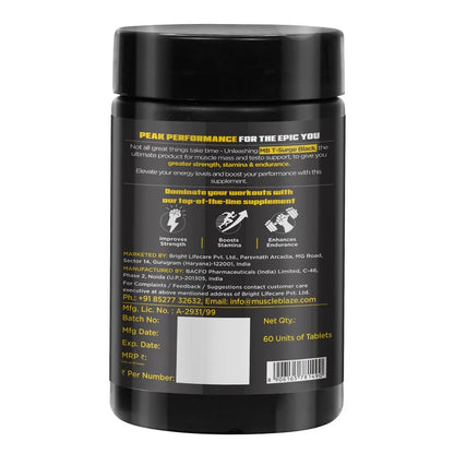 MuscleBlaze T-Surge Black