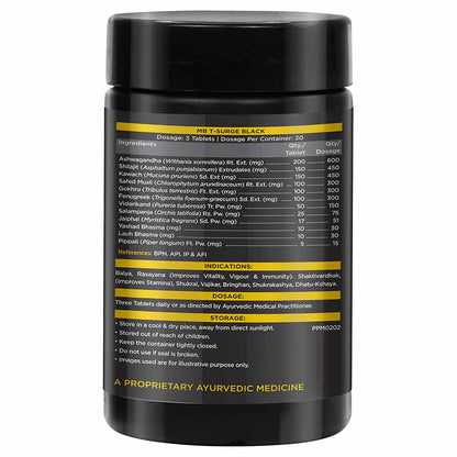 MuscleBlaze T-Surge Black