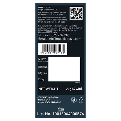 MuscleBlaze Weight Gainer with Added Digezyme