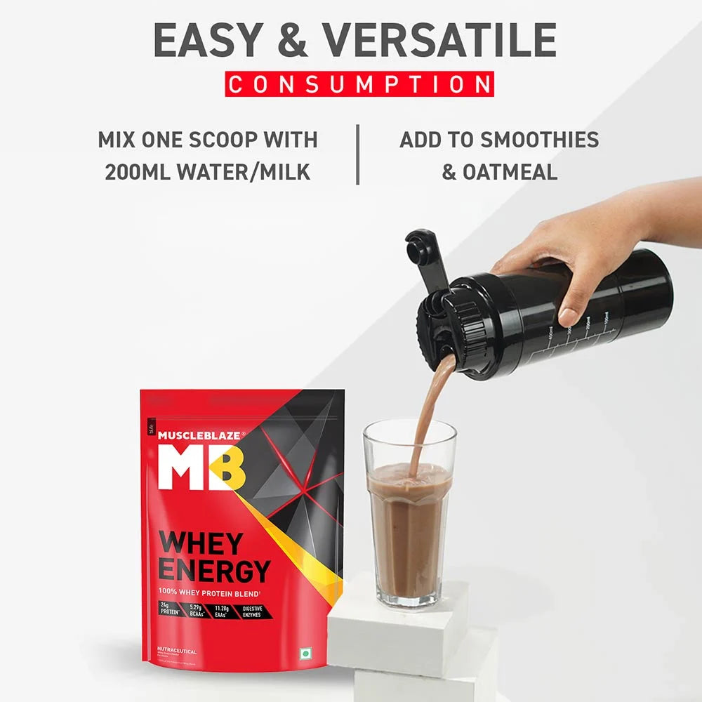 MuscleBlaze Whey Energy with Digezyme