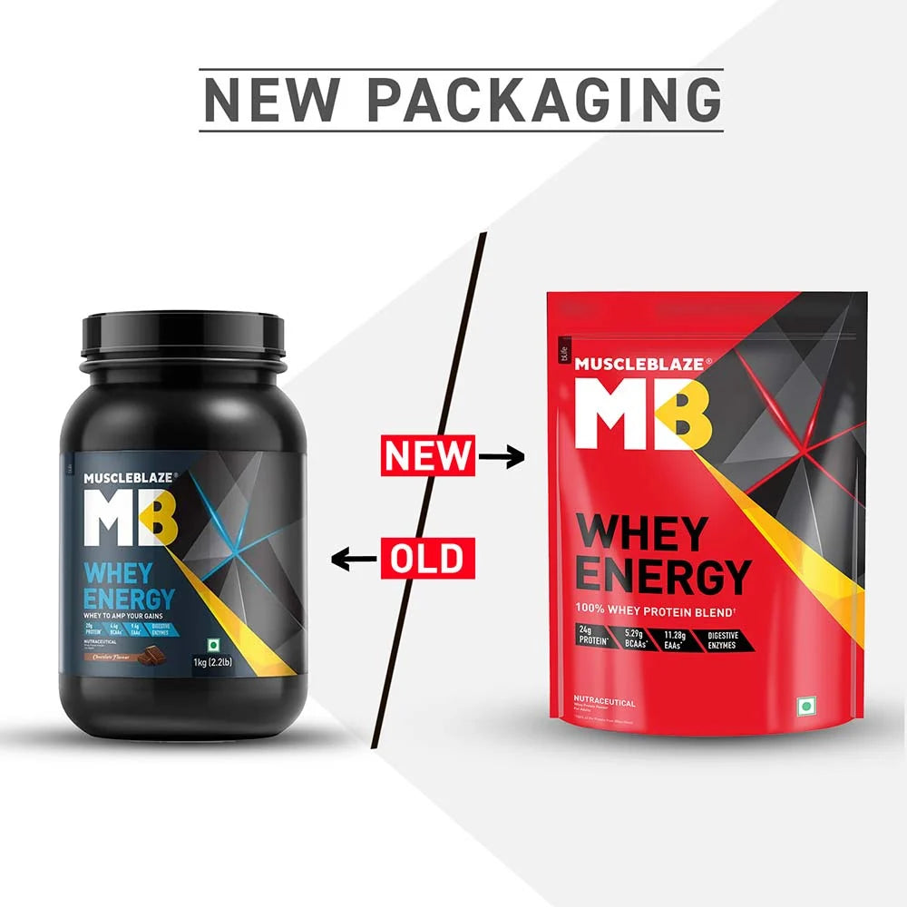 MuscleBlaze Whey Energy with Digezyme
