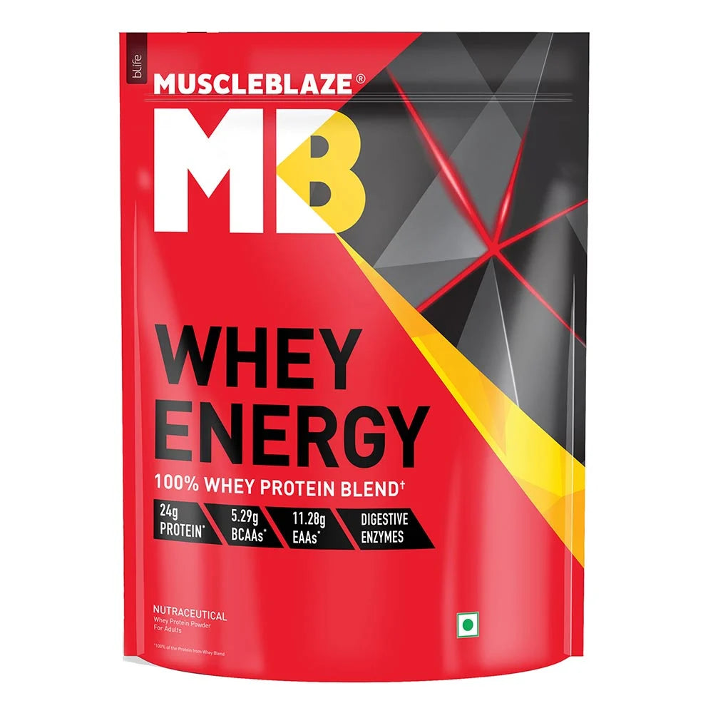 MuscleBlaze Whey Energy with Digezyme