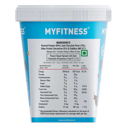 Myfitness Dark Chocolate Peanut Butter