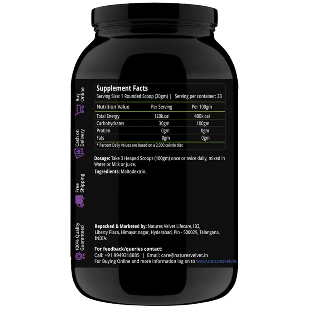 Natures Velvet 100 % Carbs