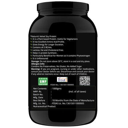 Natures Velvet 100 % Soy Protein Isolate