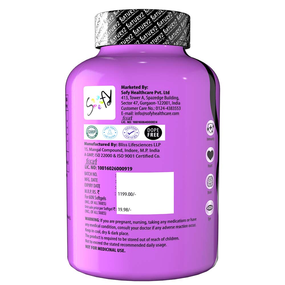 Naturyz Triple Strength Omega 3 Fish Oil