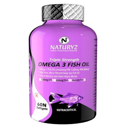 Naturyz Triple Strength Omega 3 Fish Oil