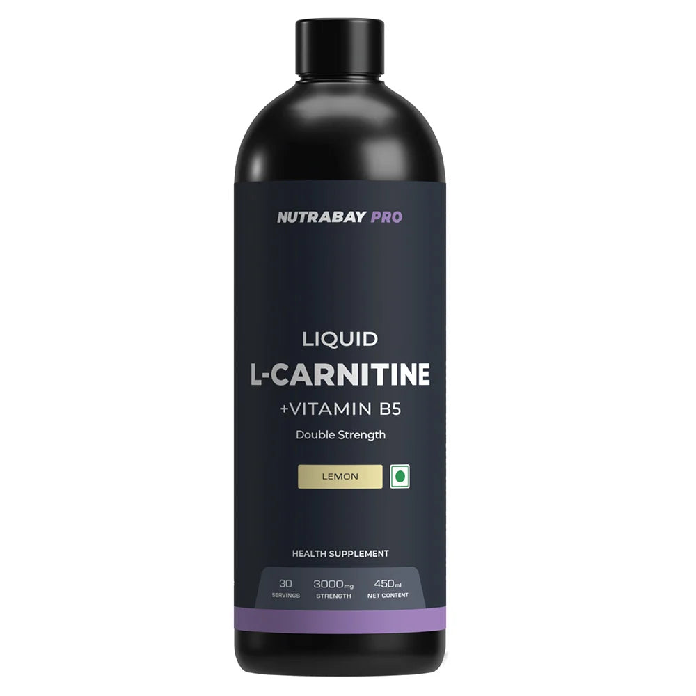 Nutrabay Pro Liquid L-Carnitine + Vitamin B5