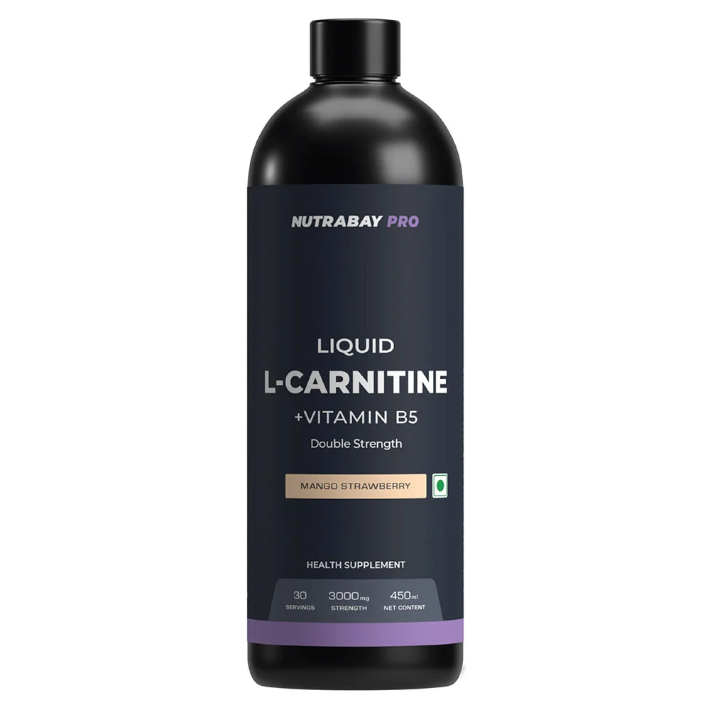 Nutrabay Pro Liquid L-Carnitine + Vitamin B5