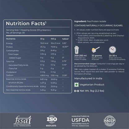 Nutrabay Pure Pea Protein Isolate