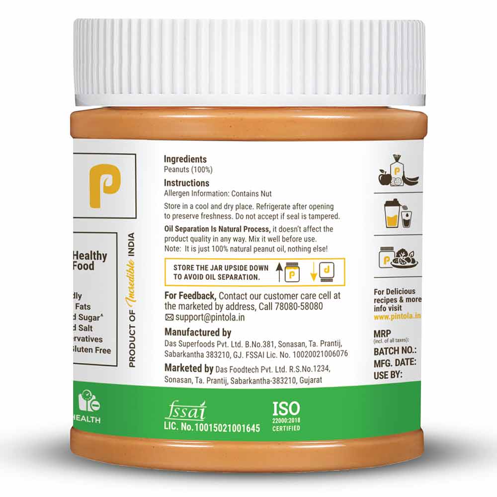 Pintola All Natural Peanut Butter