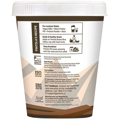 Pintola Dark Chocolate Performance Series Peanut Butter