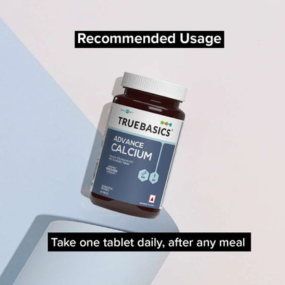 TrueBasics Advance Calcium Vitamin D3 & K2MK7