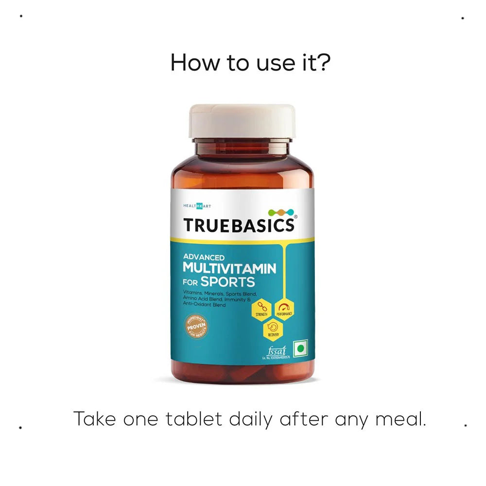 TrueBasics Advanced Multivitamin For Sports