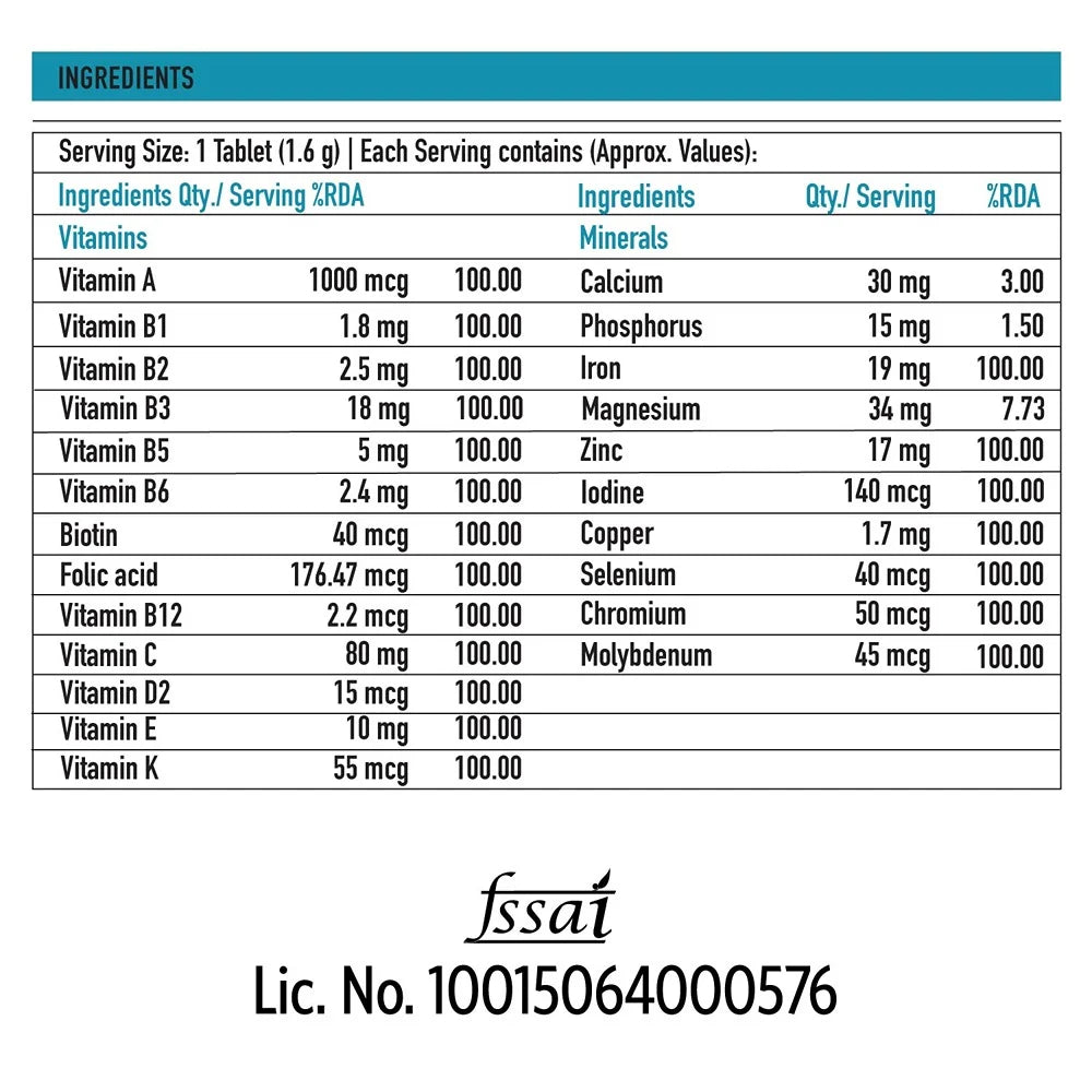 TrueBasics Advanced Multivitamin For Sports