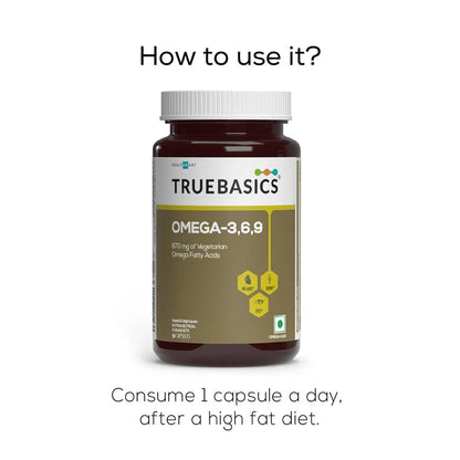 TrueBasics Vegan Omega 3 6 9