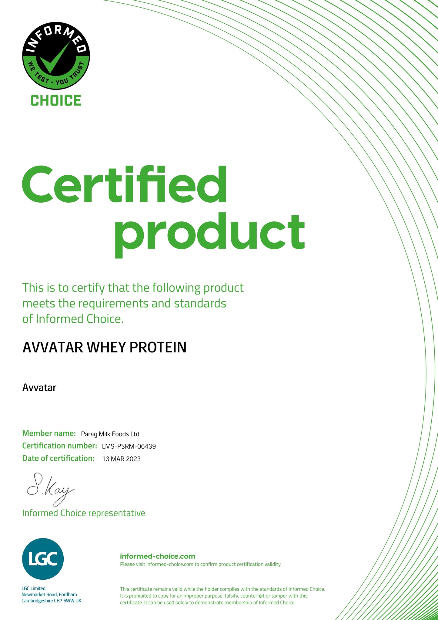 Avvatar Whey Protein