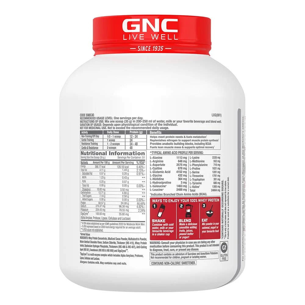 GNC Pro Performance 100% Whey Protein