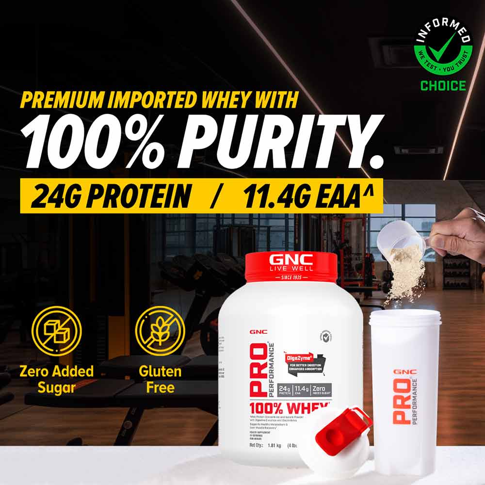 GNC Pro Performance 100% Whey Protein