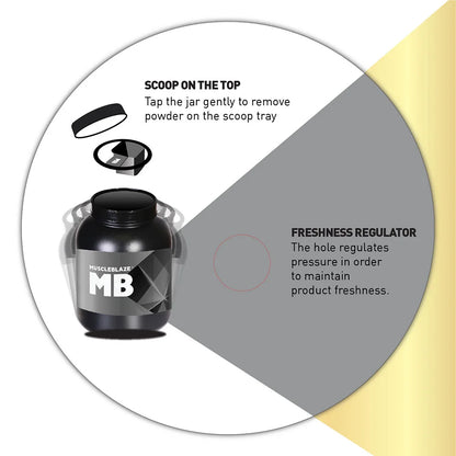 MuscleBlaze Whey Gold 100% Whey Protein Isolate