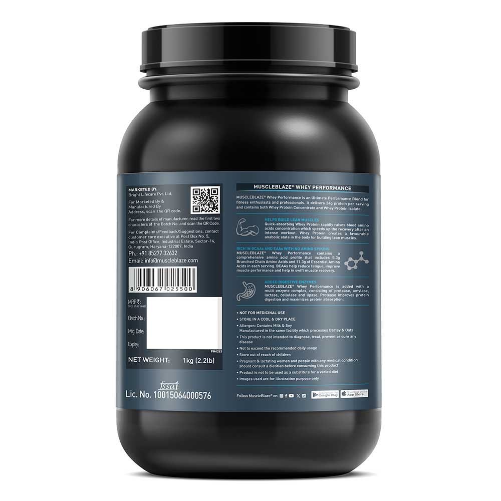MuscleBlaze Whey Performance Protein
