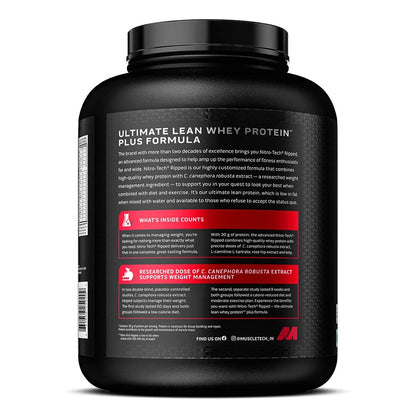 Muscletech Nitrotech Ripped Whey Protein