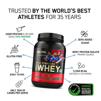 Optimum Nutrition (ON) Gold Standard 100% Whey Protein