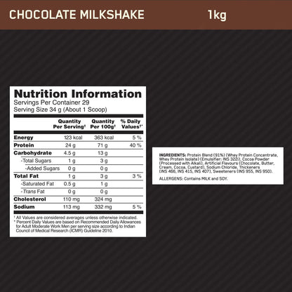 Optimum Nutrition (ON) Performance Whey Protein